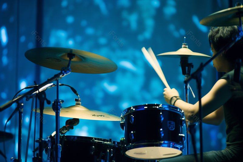 架子鼓音乐家演唱会摇滚爵士伴奏音乐精神玩音乐敲架子鼓照片演唱会背景,高清,摄影图,摄影图片,图片大全,摄影图免费下载